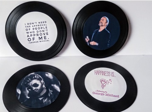 George michael coasters set - george,