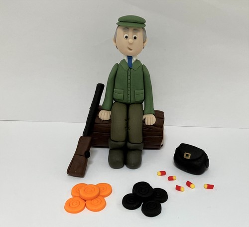 Handmade clay pigeon cake - handmade, pigeon,