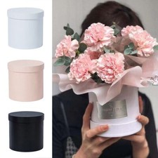Handheld Plant Paper Boxes Vases Florist Box Bouquet Flower Round Boxes Gift Box