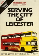 Midland Fox - Serving the City of Leicester Bus Timetable - undated