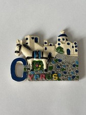 Cyprus Donkey Fridge Magnet 3D Hand Painted Resin Travel Tourism Gift