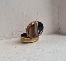 Antique French Oval Banded