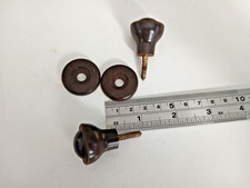 Pair bakelite door knob - of,