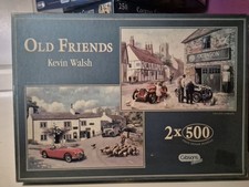 2 x 500 Piece Gibsons Jigsaw Puzzles Selection Bundle - Old Friends