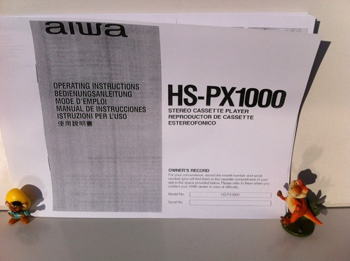 Aiwa px1000 cassette player - cassette,