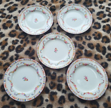 Minton Rose 5 Dessert plates x