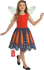 Girls` Red Fairy Costume &