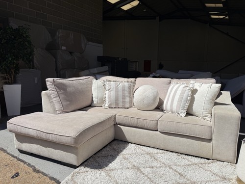 Beige mink sofa club - sofa, corner