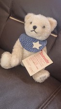 Althans German Mohair Jointed Collector's Bear with Certificate Cream  Signed