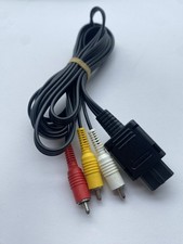 Gamecube N64 SNES AV TV Video Lead Official Nintendo Original Cable NTSC-J
