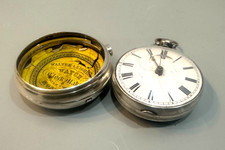 Pair Case Verge Fusee Silver