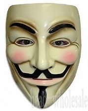 ✲Anonymous V Vendetta Guy Fawkes Hacker Face-Mask Halloween Cosplay Party Mask✲