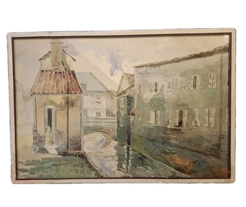Watercolour 1908 camp alley - 1908,