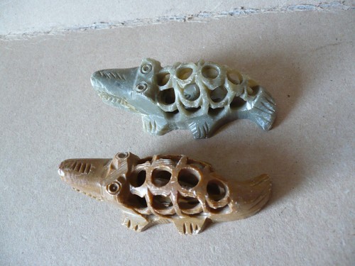 Hand carved soapstone - x,