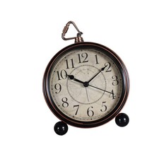 1pc Retro Alarm Clock Mute Metal Alarm Clock for Home Without Battery desk clock