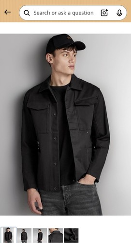 Star raw black - g, cotton