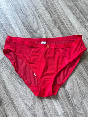 Freya red sheer knickers - sheer,