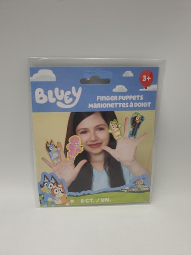 Bluey finger puppets pack - bluey,