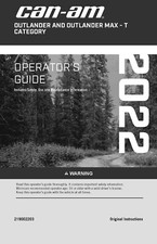 Can Am Owners Manual Book