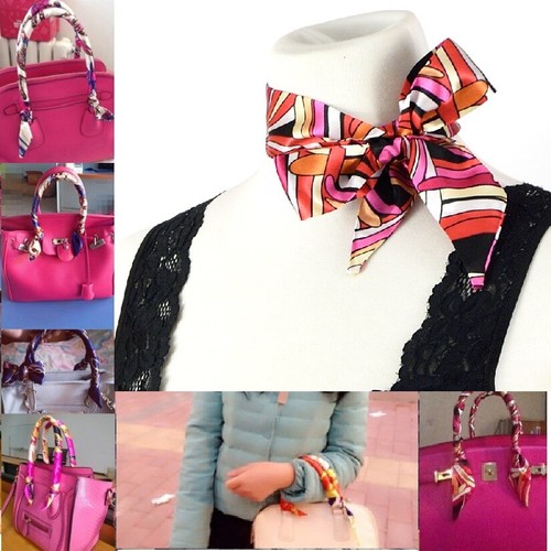 Satin narrow scarf for - narrow,