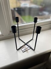 Brand new black metal candle