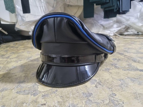 Genuine leather blue - leather,