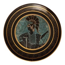 DECORATED PLATE Athena the Greek Goddess of Wisdom Ancient Greek Inspired