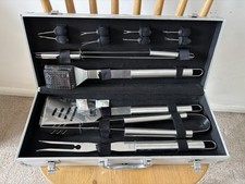 Stainless Steel Barbecue Set In Aluminium Carry/Storage Case