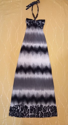 Black white silver - dress, size