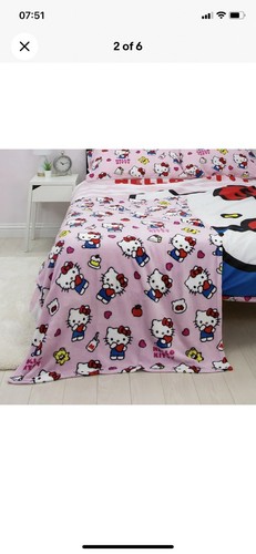 Hello kitty fleece blanket - hello,
