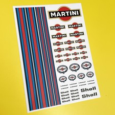 RC Martini 10th scale Stickers Decals ideal to fit Mardave Kyosho Tamiya HPI