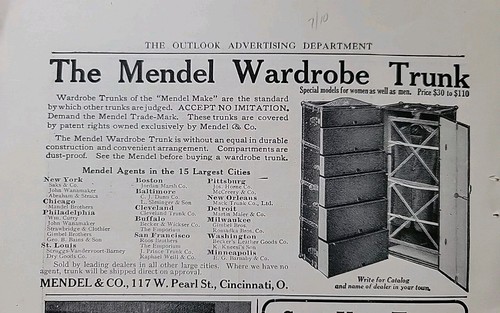 1947 mendel wardrobe - wardrobe, trunk