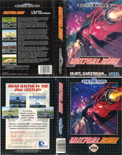 Outran 2019 mega drive ntsc - -,