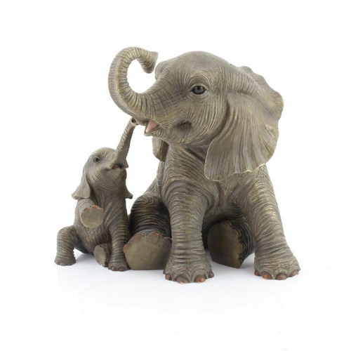 African elephant mother calf - elephant,