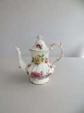 VINTAGE HAMMERSLEY COFFEE POT  - MORGAN'S ROSE