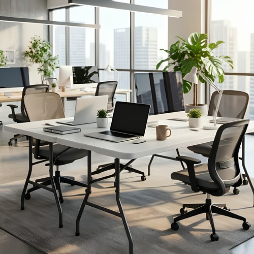 8ft folding office table - 8ft,