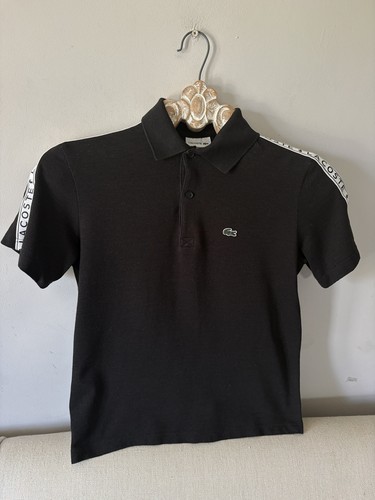 Lacoste boys black logo - boys,