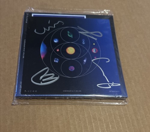 Sealed signed coldplay music - sealed/signed,