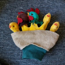 Chicken Hen Chicks In Nest