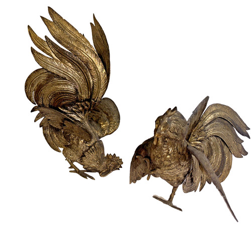 Large vintage silver - large, brass