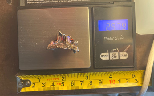 Bismuth crystal mini city - crystal,