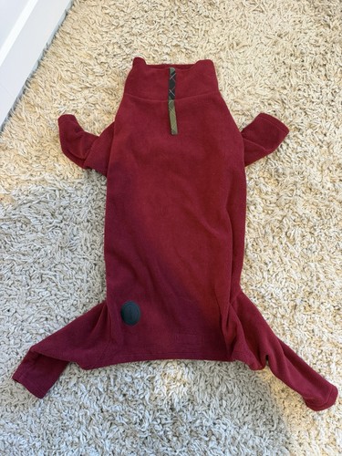 Barbour red dog fleece all - red,