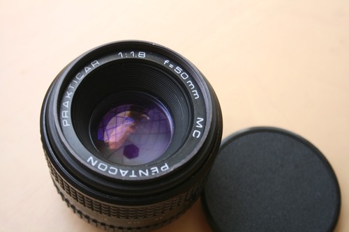 Praktica 50mm mc lens - praktica, pb