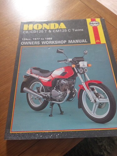 Haynes honda cb125 - honda, cb125/