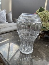 Crystal glass leaded vase