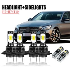 For Bmw 3 Series E90 E91 Led Xenon White LED Headlight Side Light Bulbs 2005-12