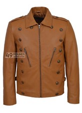 Men's Studded Leather Jacket