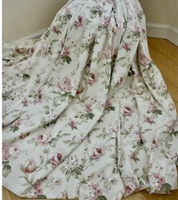 BEAUTIFUL QUALITY BESPOKE FRYETTS CREAM FLORAL COUNTRY COTTAGE CURTAINS