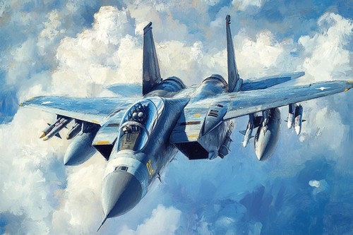 Military style jet - style, plane