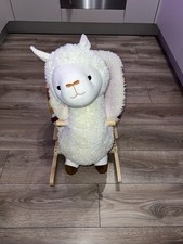 Kids Rocking Llama Wooden